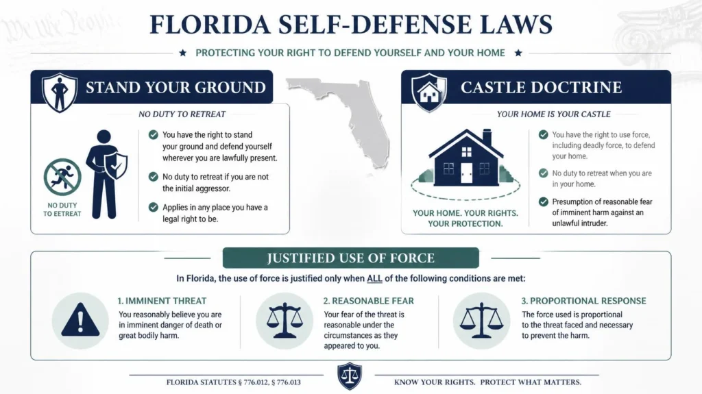 Floridas Self Defense Laws Stand Your Ground and Use of Force