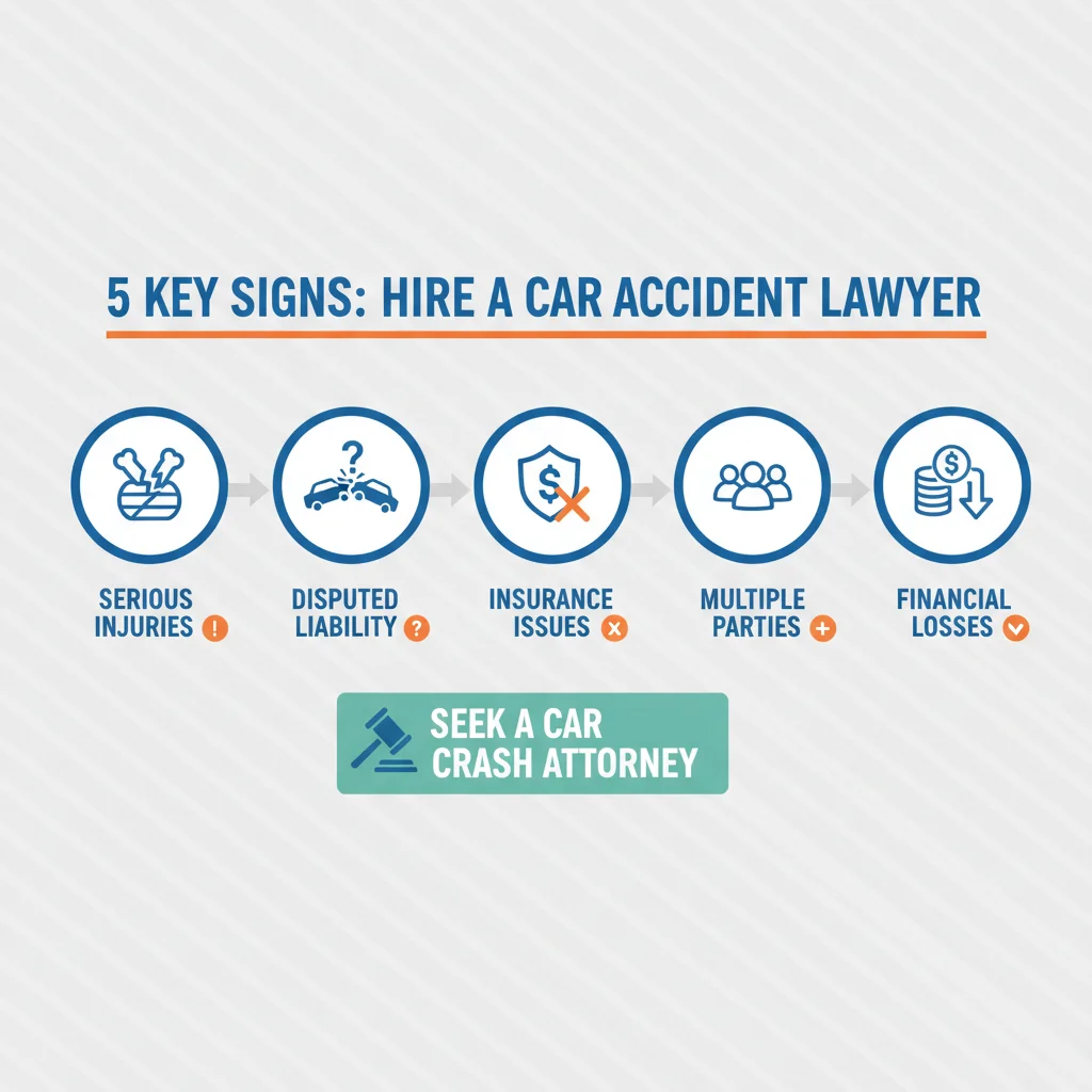5 Key Signs It's Time to Hire a Car Accident Lawyer