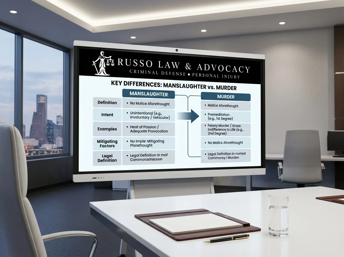 Comparative analysis of manslaughter vs murder charges in florida by Dominique Russo
